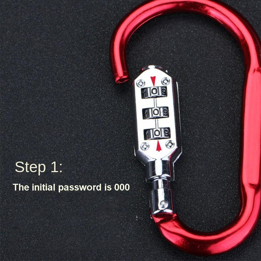 Suitcase Zipper Bag Luggage Travel Lock Backpack Padlock Customs Code Lock Combination Code Lock Mountaineering Buckle Lock