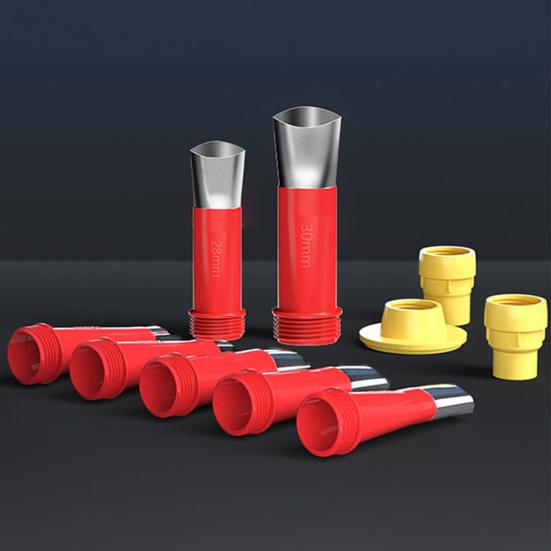 Seam Nozzle Kit 16 Sizes Universal Integrated Seam Beauty Nozzles with 6 Bases Duckbill Design Reusable Nozzles Tips for Precise Joint Filling