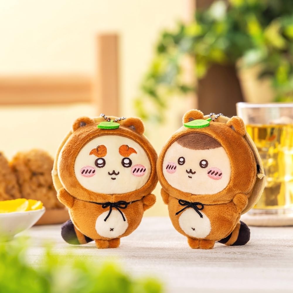 Chiikawa Tanukidamon Lotterie C-Preis Absolut Tanuki Maskottchen Plüschtier (Gleithörnchen)