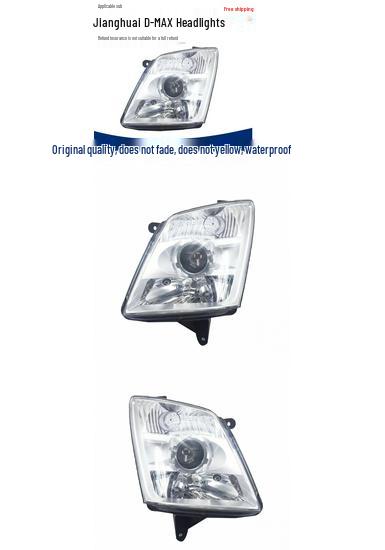 Fits Isuzu D-MAX Models 07-12 Headlight Assembly Premium, Passenger s Right