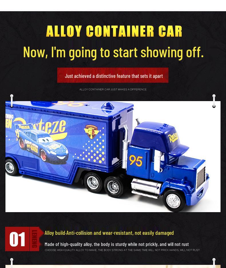 57 Varieties Cross-border Racing & Container Truck Toy Models for Children