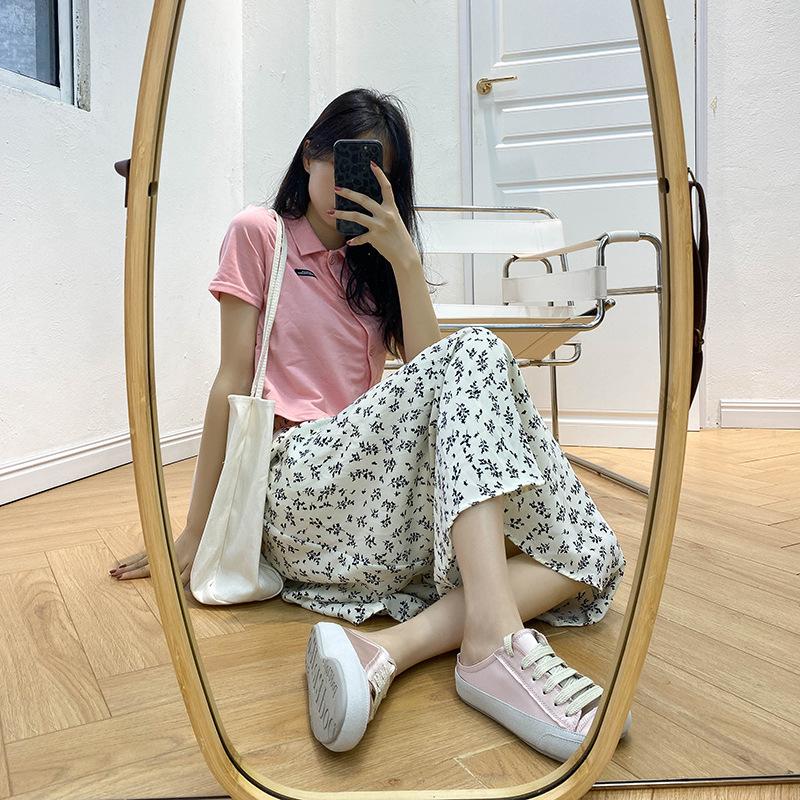 

Women s Single Shoes Summer New Satin Silk Small White Shoes Women Korean Version Casual Slip-on Half Slippers Women
