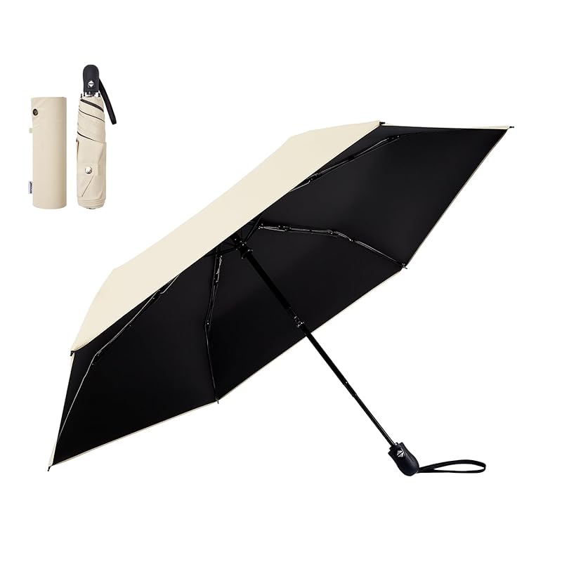 

shape memory Umbrella that folds in 5 seconds parasol For both rain and shine lightweight konciwa UV cut rate 100% Completely blacked out heat shield