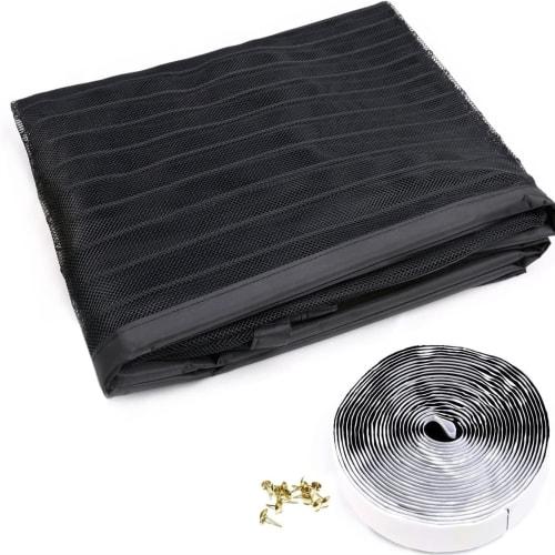 Mesh Screen Door Frame, 80x195cm, Simple Screen Door Curtain, Insect Repellent, Mosquito Repellent, Full Frame, Easy Installation, Keeps Mosquitoes Ou