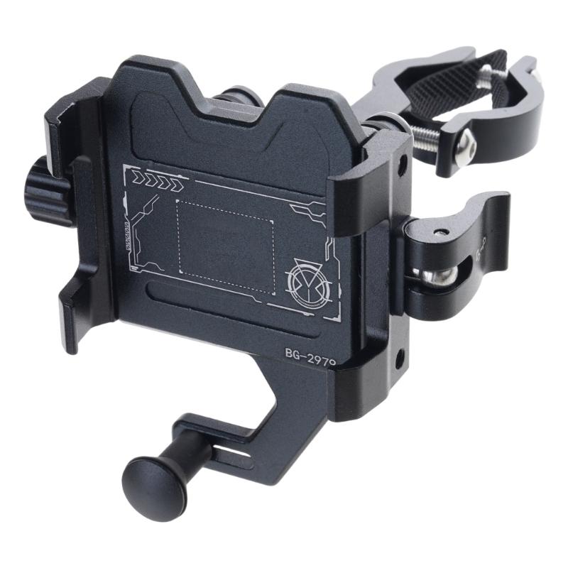 

Adjustable Bike Phone Mount Stand NonSlip Universal Bike Motorcycles Handlebars Phone Mount Clip Easy to Install 1