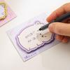 1 Piece Adhesive Kawaii Cartoon Capybara Animals Notes Notepad Memo Pad Office School Supplies Stationery Sticker