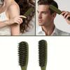 1Pcs Boar Bristle Hair Brush Travel Portable Comb Women Combs Scalp Detangler Hair Comb Salon Styling Hair Tools