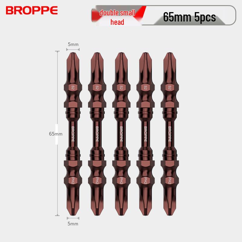 Double-Ended Strong Magnetic Screwdriver Bit Set with Phillips & Flathead Tips
