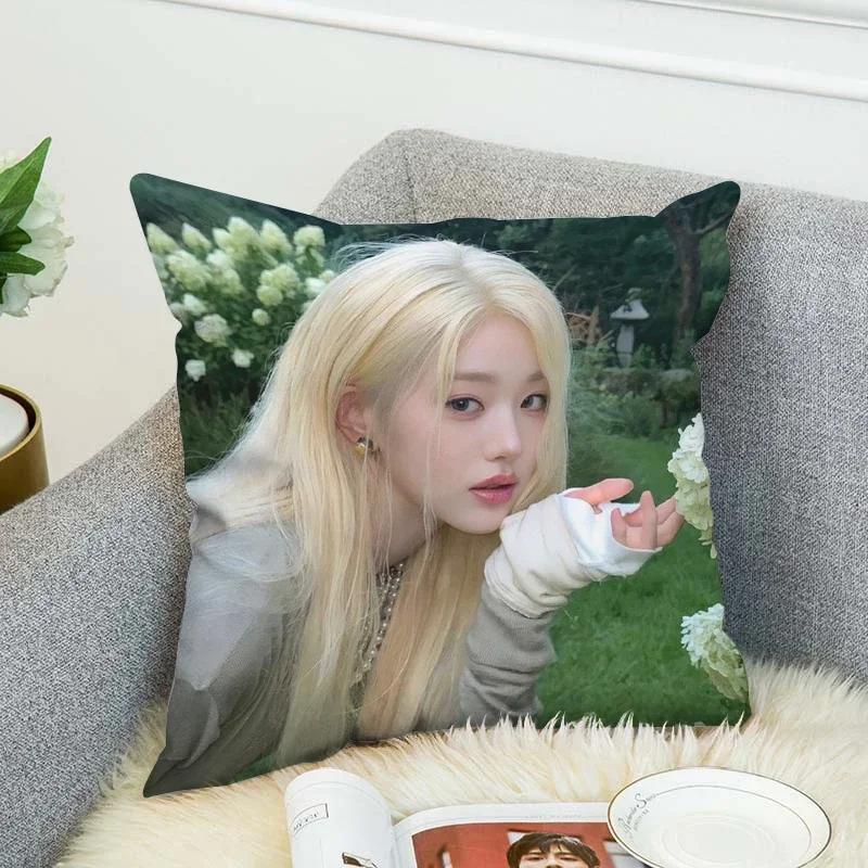 Pillow Cases Jang WonYoung Decorative Pillows Covers Sofa Cushions Pillowcases 50x50 Fall Decor Cushion Cover 45*45 Pillowcase