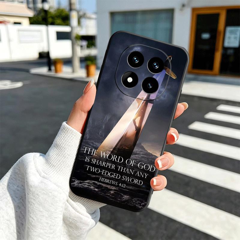 God Jesus Pray Cross Bible Soft Phone Case for Xiaomi Redmi Note 12 13 14 15 Pro Plus 11 12S 11S 11T 10 4G Black Cover Back Shel