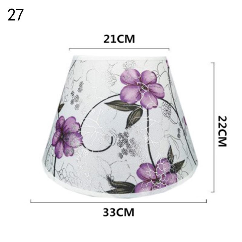 European Retro Style Table Lampshades PVC Sheepskin Fabric Floor Lamp Shade Bedroom Bedside Home Decor Wall Lamp Shell Cover