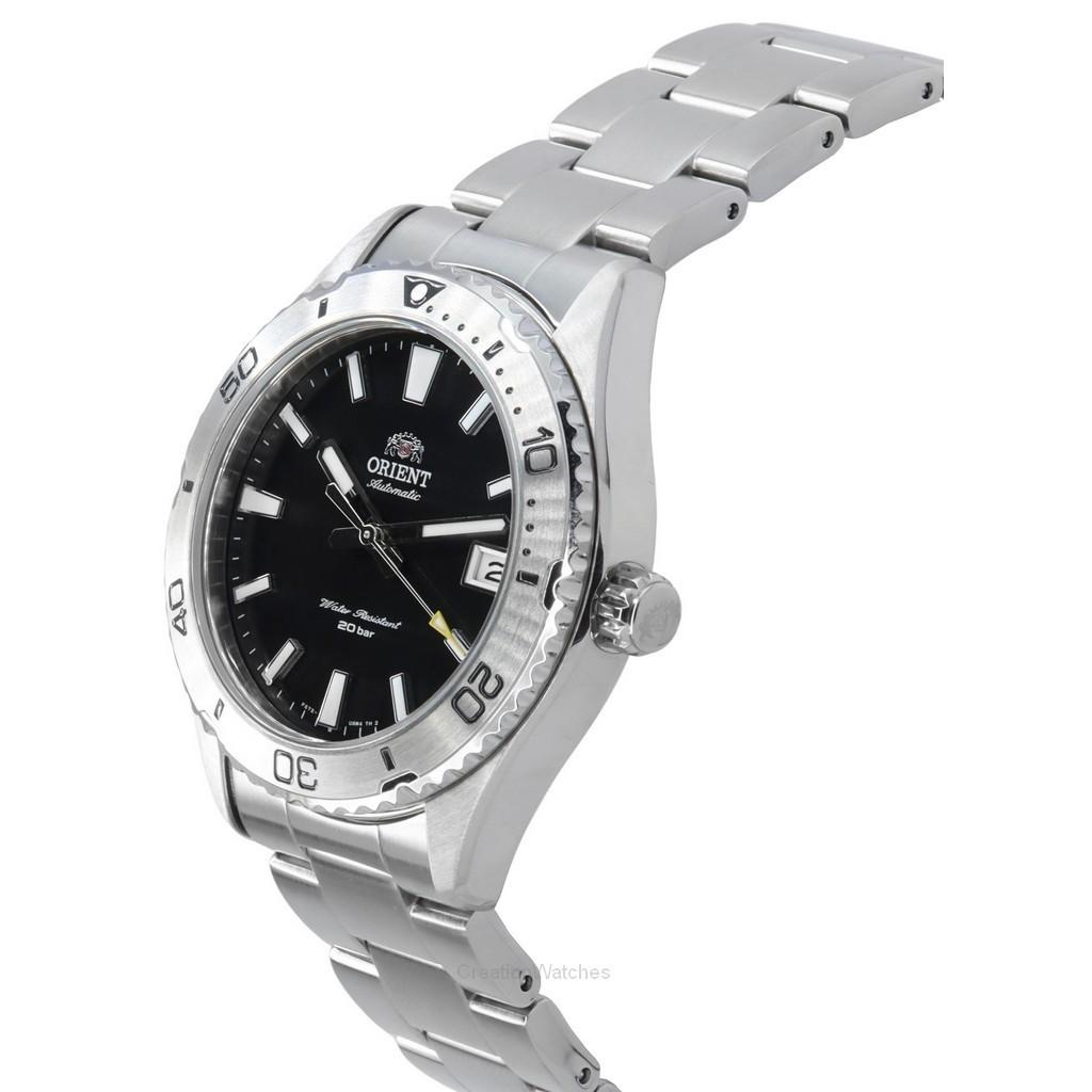 Orient Sports Mako Stainless Steel Black Dial Automatic Diver's RA-AC0Q01B10B RA-AC0Q01B30B 200M Men's Watch