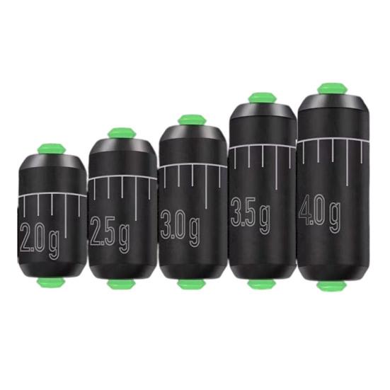 100 Pcs Fishing Weight Sinkers Down Corner Design Lightweight Good Concealment Unique with Plastic Box Reduce Fish Alertness
