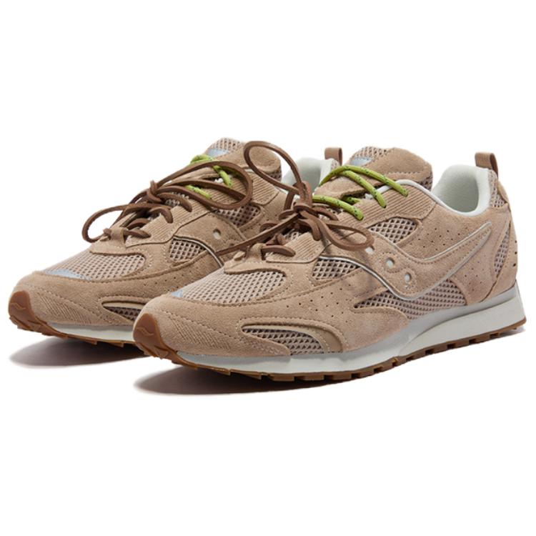 SAUCONY Trainer 80 X Comfortable Versatile Lifestyle Casual Shoes Unisex Casual Shoes Khaki S79070-3
