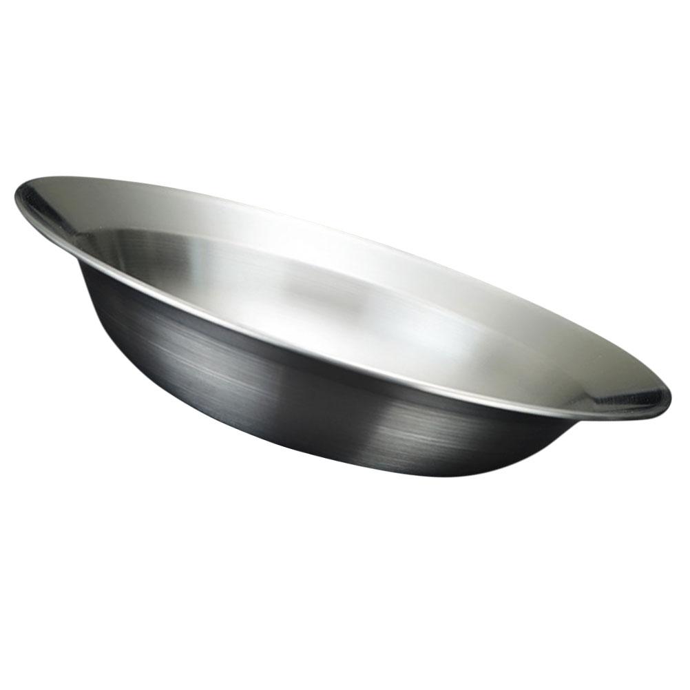 

Salad Bowls Stainless Steel Kitchen Plate Muffin Soup and Sandwich Food Egg Mixing Basin Lovers серебряный