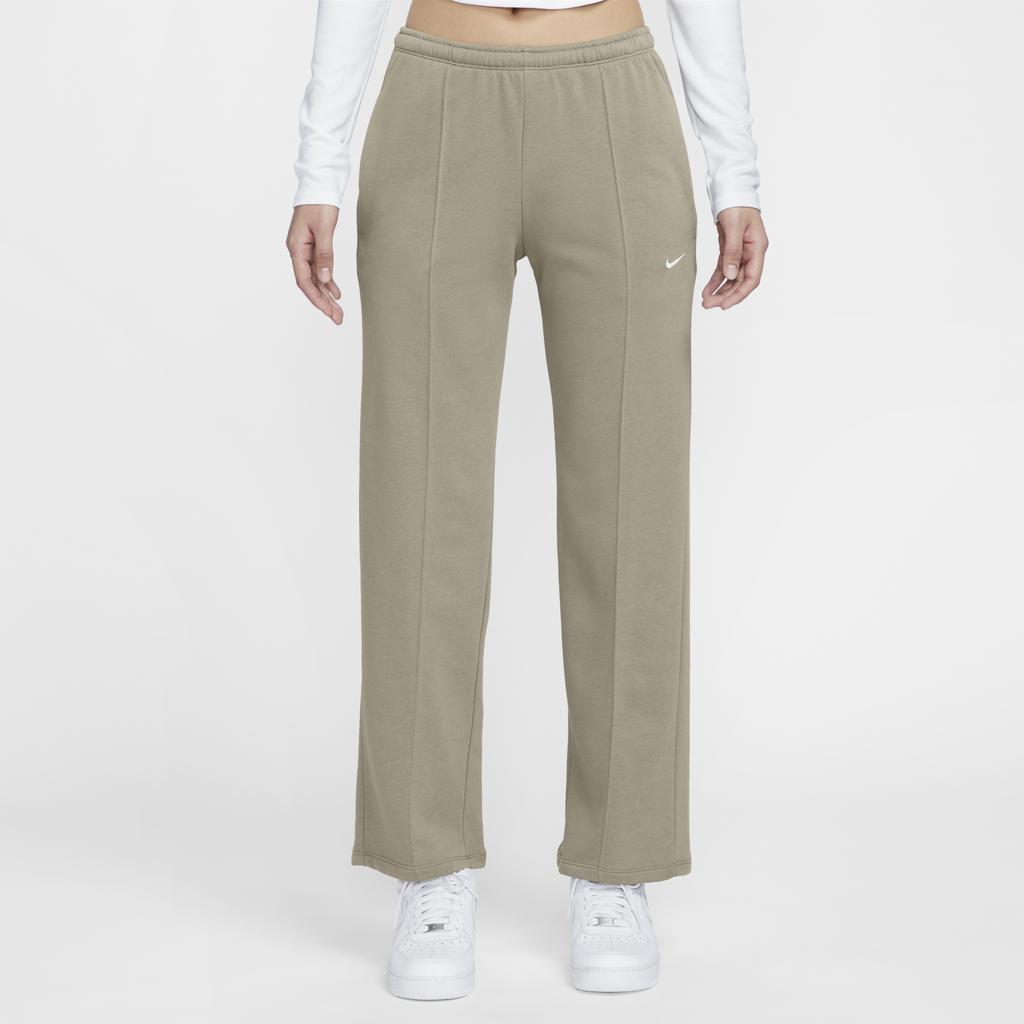 Nike Sportswear Chill Terry Casual Pants Women Bottoms Light-Army-Green Sail HF6459-320