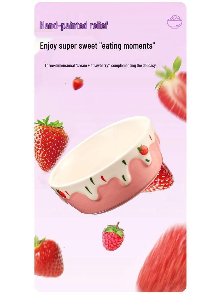 Ceramic Feeding Bowl for Hamsters, Chinchillas, and Guinea Pigs