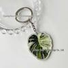 Creative Acrylic Leaf Keychain Earphone Bag Pendant Ornament