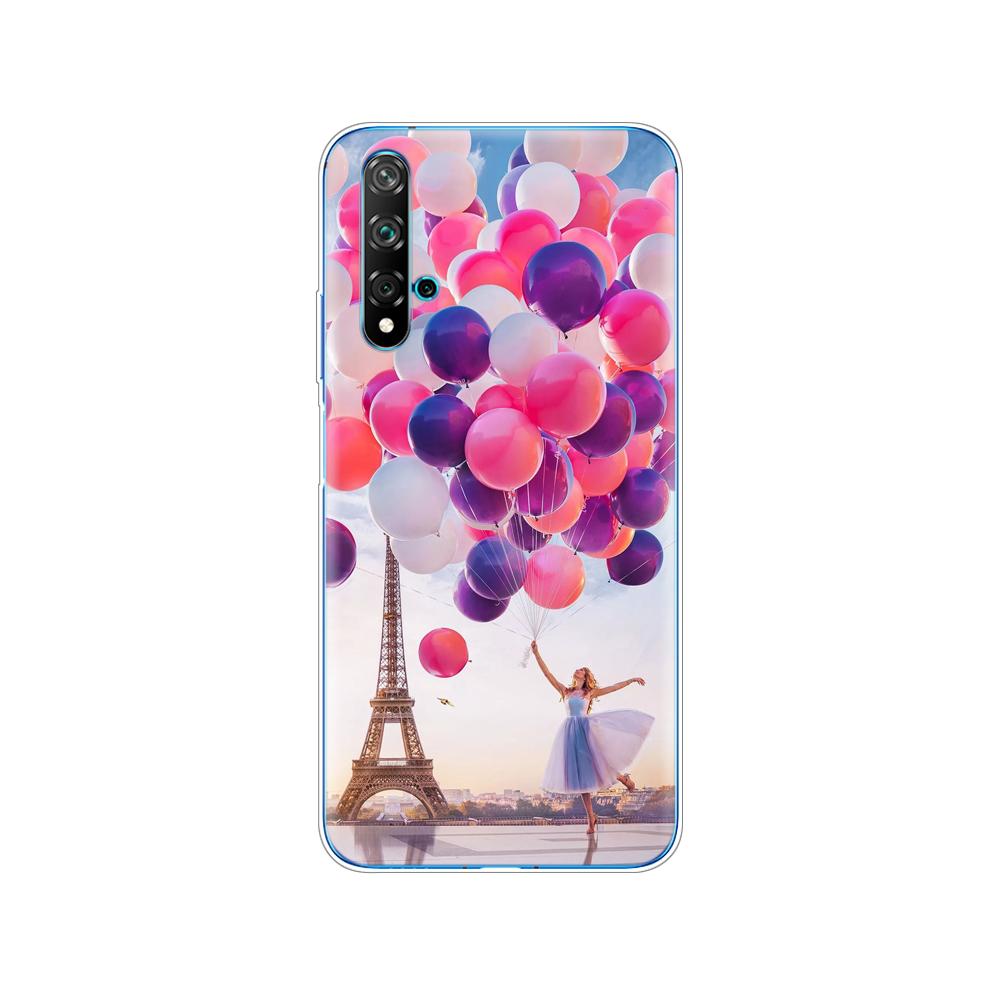 

Чехол для Huawei Nova 5T, мягкий силиконовый чехол из ТПУ на заднюю панель телефона для Nova5T 5 T YAL-L21, 6,26 дюйма, чехол-бампер For Huawei Nova 5T