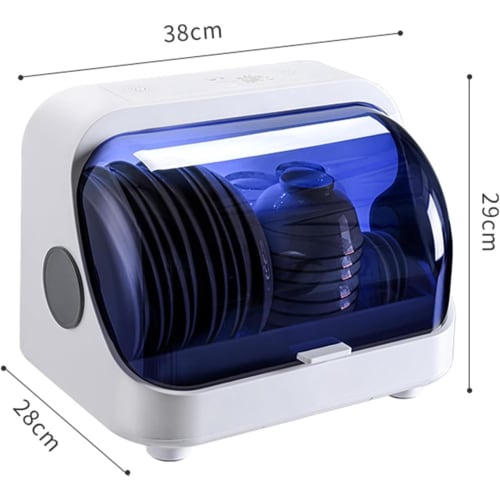 USB Rechargeable: This compact dish dryer features a large drawer, a vertical design, anti-mold functionality, and water and energy savings. It can be