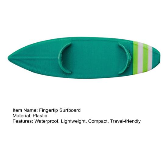 Mini Finger Surfboard Water Floating Balance Toy for Pools Bathtubs Pocket-sized Plastic Surfing Fingerboard for Kids Adults