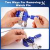 Watch Repair and Adjustment Tool Set: Includes Disassembly Tools, Large Flathead Screwdriver, and Band Removal Tools.