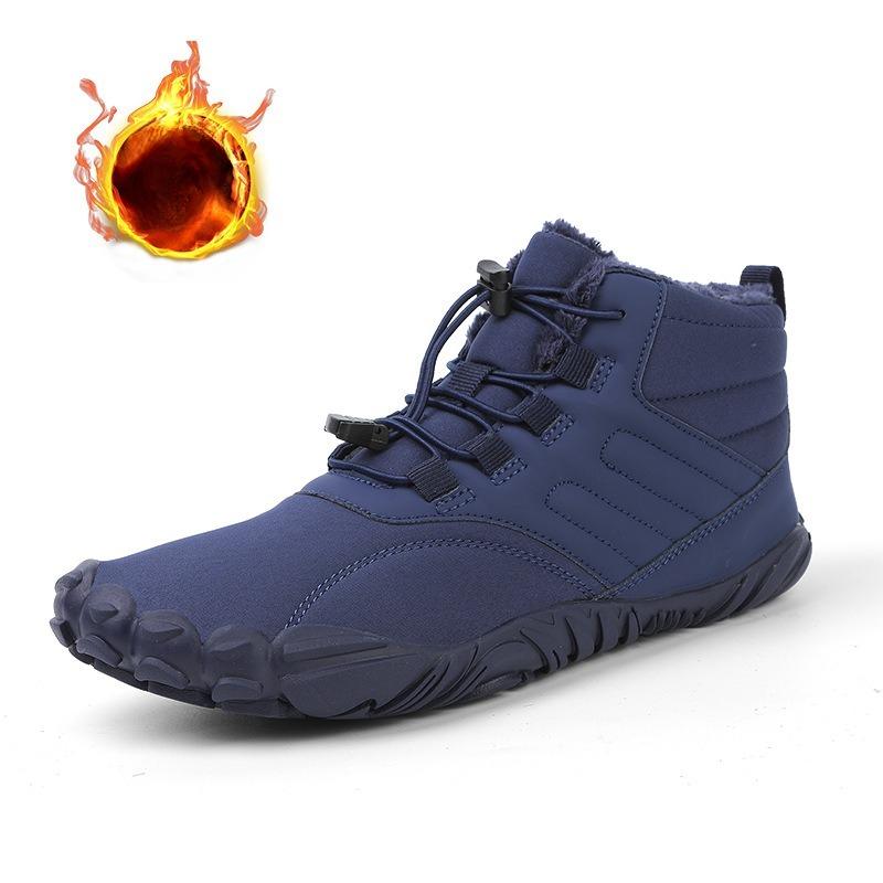 

Men s Winter Leather Boots Warm Plush Lined Snow Footwear Waterproof Non slip Ankle Length Lace Up Outdoor Hiking Shoes Size 39 to 48 46