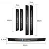Car Door Sill Protector Sticker Threshold Non-slip Pad Mat For VW GTI Rline Polo Golf 6 7 Passat CC Tiguan Arteon T-ROC Scirocco Zr8