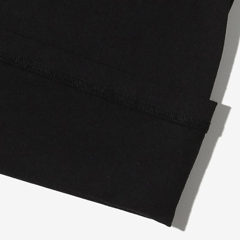 Fila Knitted Solid Color Round Neck Pullover Letter Logo Short Sleeve T-Shirt Men T-Shirts Black FS2RSD2104X-BLK