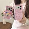 Pink Heart Rainbow Rabbit Stand for iPhone 17/16 Pro Max/15 Pro Case