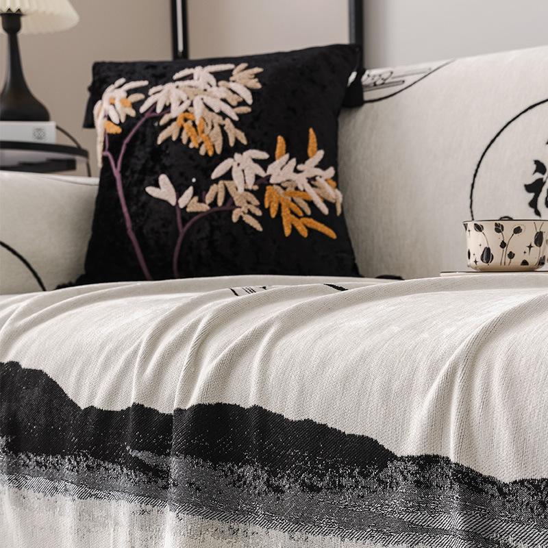 High-end Chenille Sofa Towel New Fuzi Sofa Cover Cloth All-season Universal Full-cover Sofa Blanket