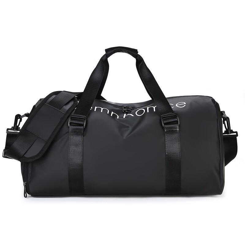 SYA-S WJ Letter Print Travel Sports Duffel Bag 48x22x25cm