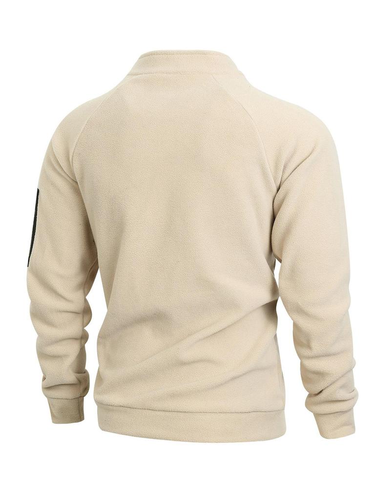 Men's Double Zipper Collar Hoodie - Autumn/Winter Trendy Street Casual Jacket