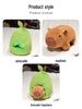 Avocado Capybara Plush Doll: Guinea Pig Toy, Perfect for Qixi, Valentine's Day, or Birthday Gift