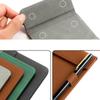 Restaurant Menu Clipboard A6 Writing Pad PU Leather Clipboard Mini Paper Tablet Conference Folder Colorful A6 Bill Clip