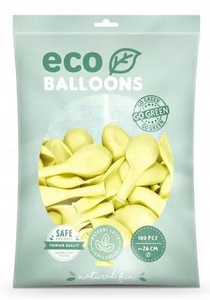 Balony Pastelowe Eko Bio Kremowe Urodziny 100Szt.