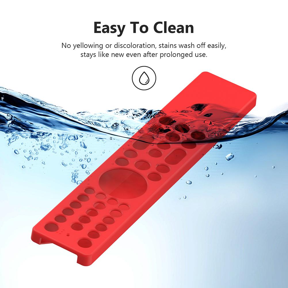 For TCL RC833A Silicone Remote Control Case Anti-Scratch Drop-Proof RC Cover Waterproof Television RC Shell Smart TV Accessories