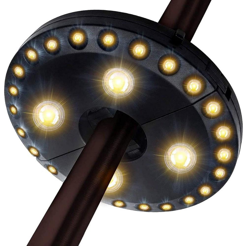 48LED Outdoor Camping Light: Disc Shape, Umbrella & Tent Use, Emergency Ready, Three-Level Brightness