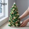 Crafting Kit for Beginners DIY Beaded Christmas Tree Kit, Handmade PVC Glitter Craft Gift Set, Easy To Assemble Art Kids And Adults Set