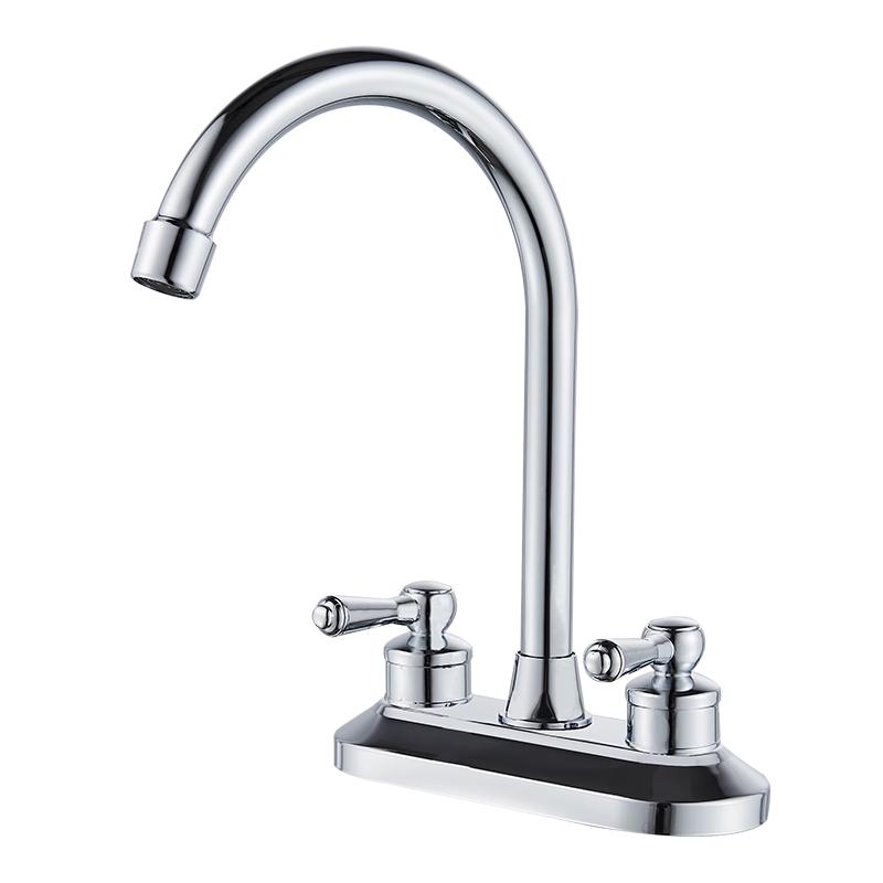 BSITN 360° Rotatable Hot & Cold Double-Hole Basin Faucet
