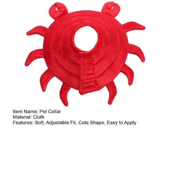 Krk pro psa ve tvaru květu Nastavitelný kužel pro psa Po operaci Krk pro psa Roztomilý Krab Slon Kužel pro malé střední psy a kočky
