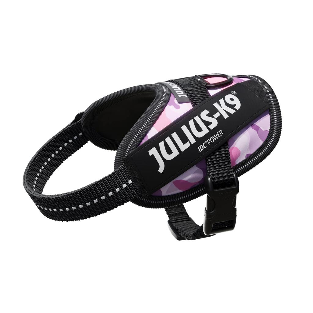 Julius K9 IDC Power Pink Camouflage Harness, Size 2XS/Baby 2,