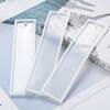 Rechteckige Silikon-Lesezeichenform, Lesezeichenform für Epoxidharzschmuck DIY