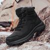 Winter New Cotton Boots Men's Casual Cotton Shoes Piled Thickened Snow Boots Warm Outdoor Mountaineering High-top Cotton Boots