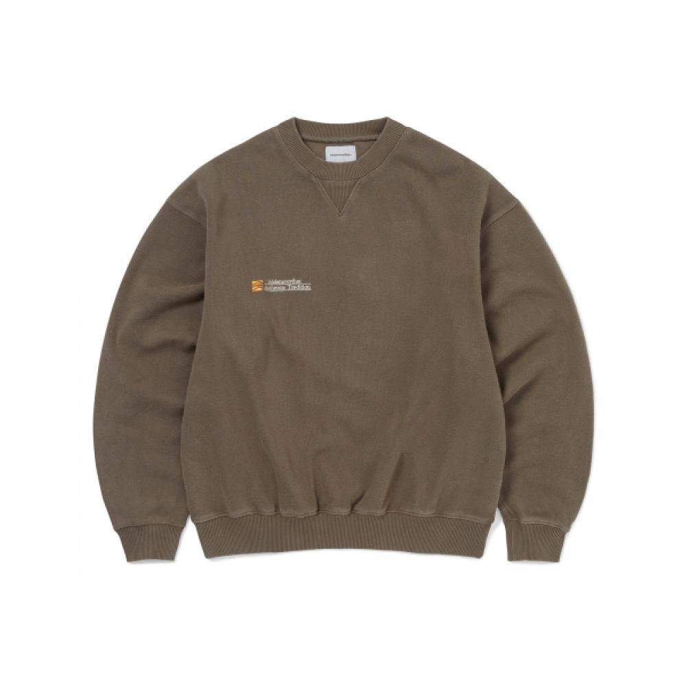 Thisisneverthat Authentic Tradition Crewneck Dark Mocha S