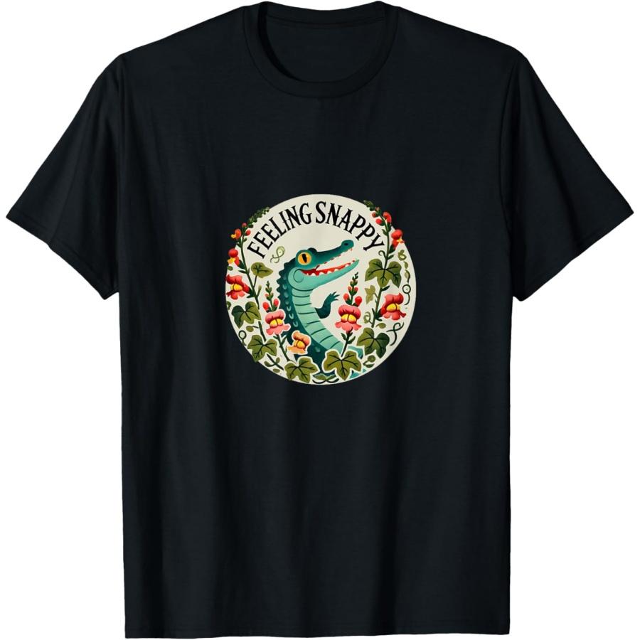 Feeling Snappy Alligator Art T-Shirt S