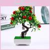 Orange Red Chili Fruit Artificial Plant Bonsai For Home Decor And Gift Ideas
