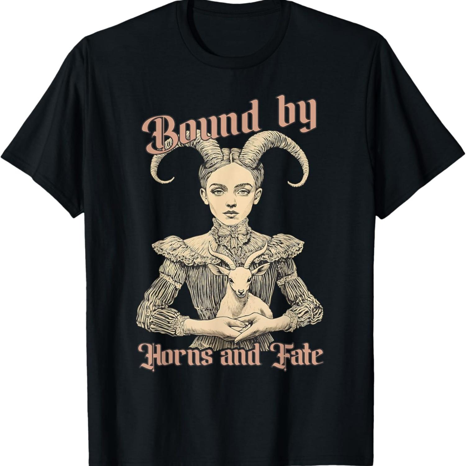 

Связаны Рогами и Судьбой Коза Готика Черный Филипп Футболка XXXXXL чёрный