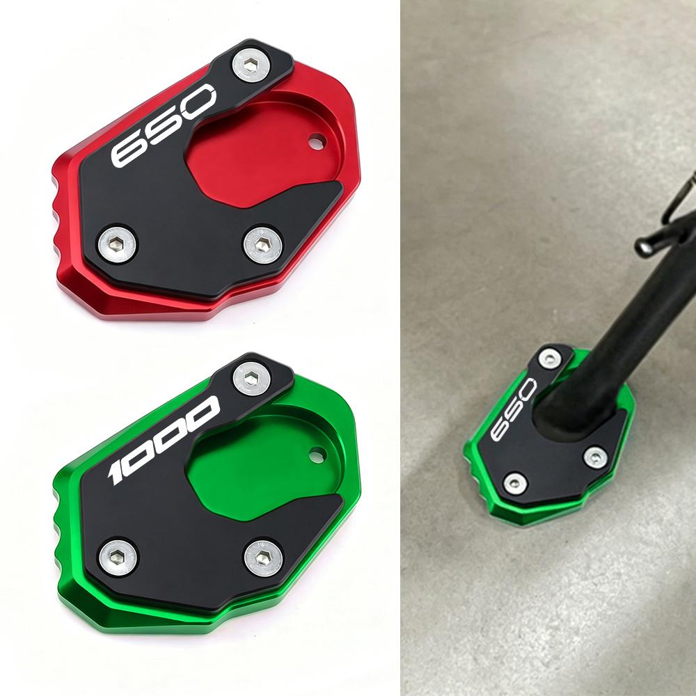 For Kawasaki Z650 Z800 1000SX Ninja 650 2017-2026 CNC Kickstand Enlarger Support Motorcycle Accessories Z 800 1000 Sx Ninja650