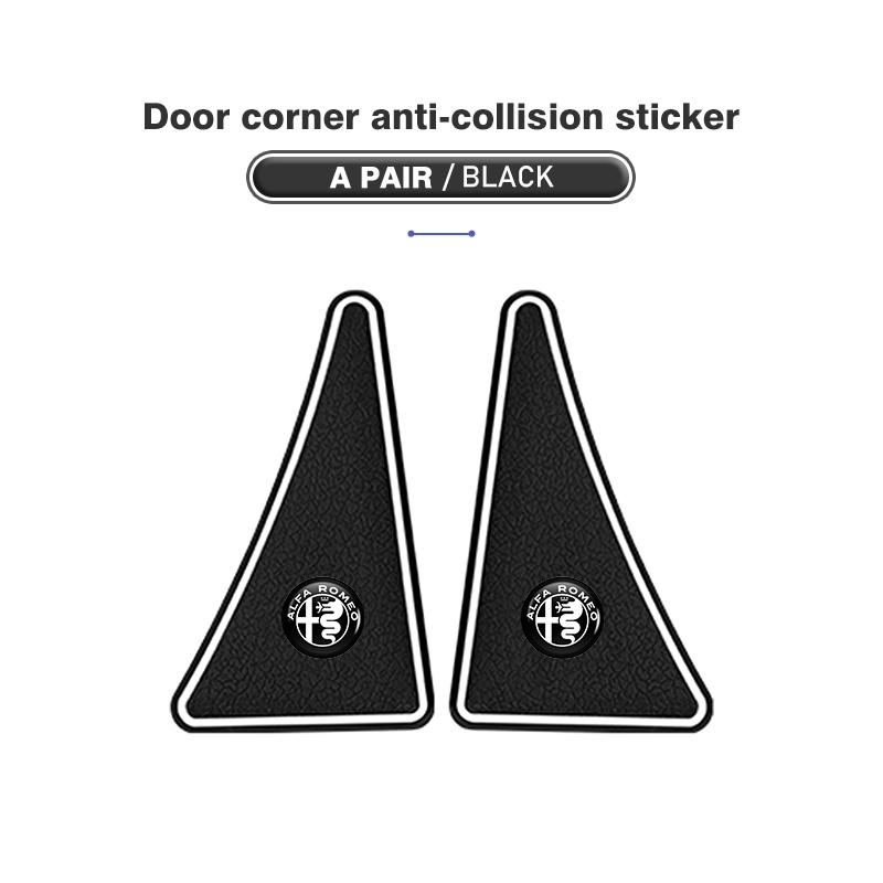 2026 Hot Sticker Car Door Corner Cover Anti-collision Protection Sticker For Alfa Romeo GT Stelvio F1 Brera Volante Tonale Glori